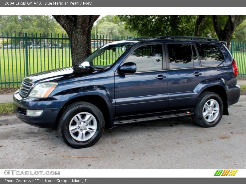Blue Meridian Pearl / Ivory 2004 Lexus GX 470