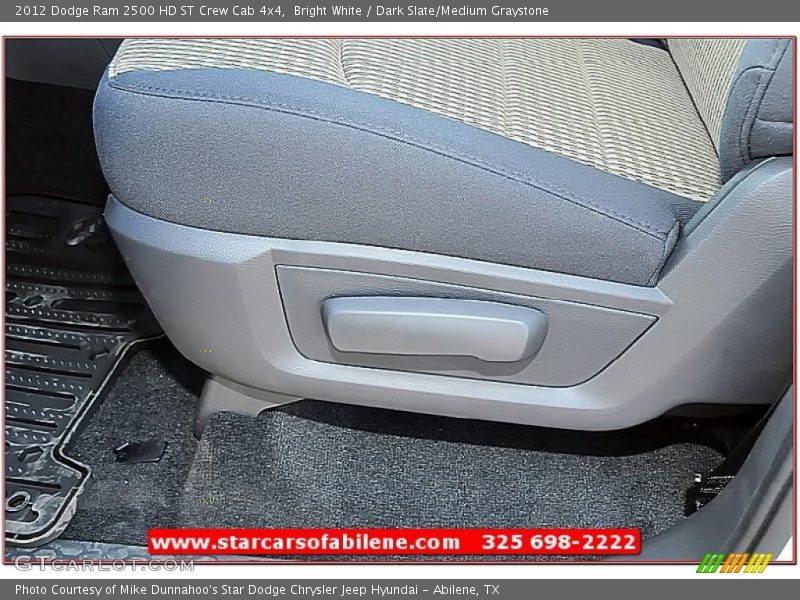 Bright White / Dark Slate/Medium Graystone 2012 Dodge Ram 2500 HD ST Crew Cab 4x4