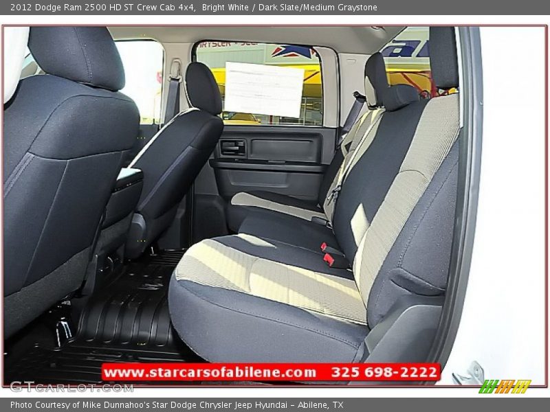 Bright White / Dark Slate/Medium Graystone 2012 Dodge Ram 2500 HD ST Crew Cab 4x4