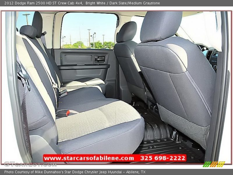 Bright White / Dark Slate/Medium Graystone 2012 Dodge Ram 2500 HD ST Crew Cab 4x4