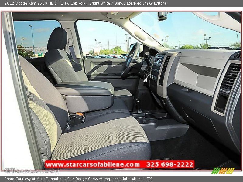 Bright White / Dark Slate/Medium Graystone 2012 Dodge Ram 2500 HD ST Crew Cab 4x4