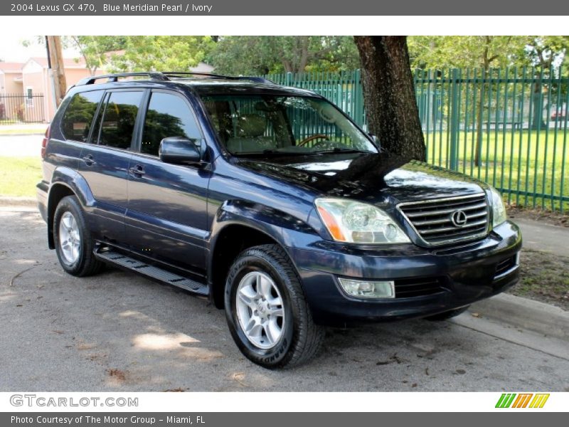 Blue Meridian Pearl / Ivory 2004 Lexus GX 470