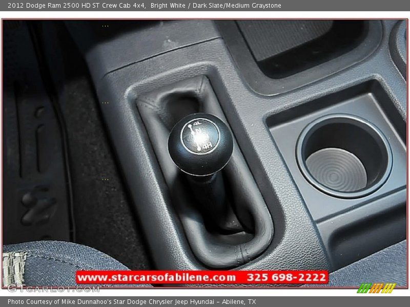 Bright White / Dark Slate/Medium Graystone 2012 Dodge Ram 2500 HD ST Crew Cab 4x4