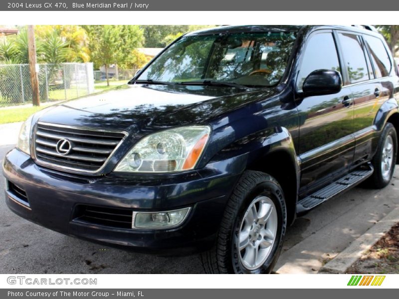 Blue Meridian Pearl / Ivory 2004 Lexus GX 470