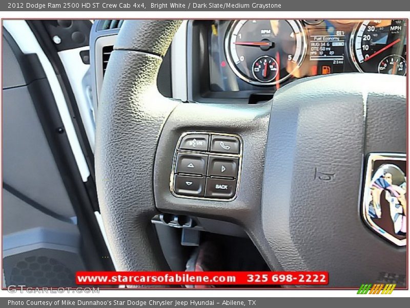 Bright White / Dark Slate/Medium Graystone 2012 Dodge Ram 2500 HD ST Crew Cab 4x4