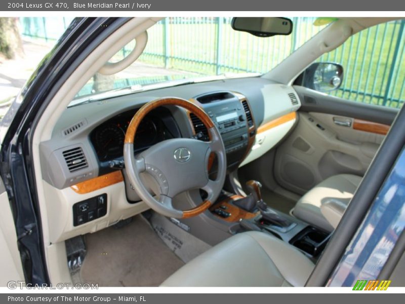Blue Meridian Pearl / Ivory 2004 Lexus GX 470