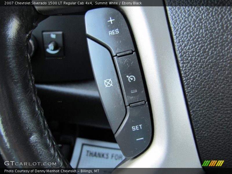 Summit White / Ebony Black 2007 Chevrolet Silverado 1500 LT Regular Cab 4x4