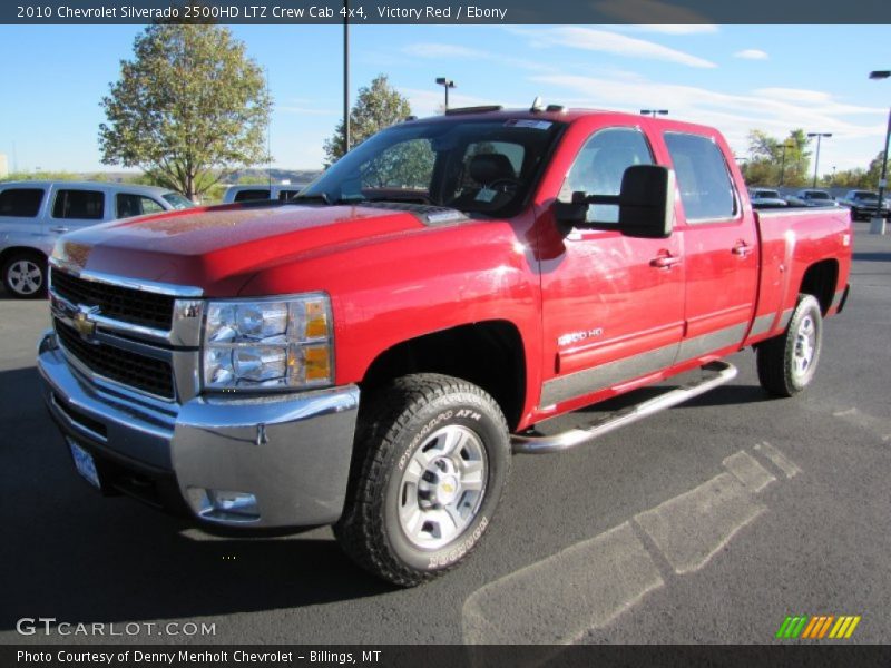 Victory Red / Ebony 2010 Chevrolet Silverado 2500HD LTZ Crew Cab 4x4