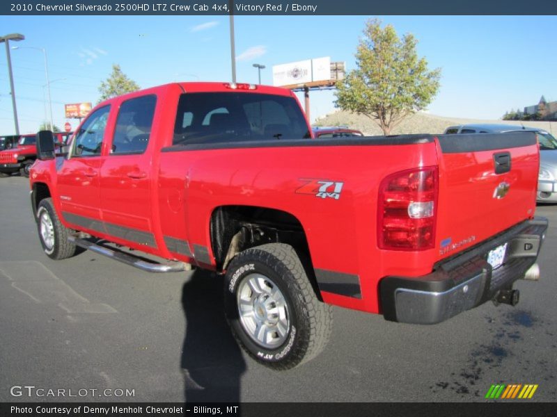 Victory Red / Ebony 2010 Chevrolet Silverado 2500HD LTZ Crew Cab 4x4