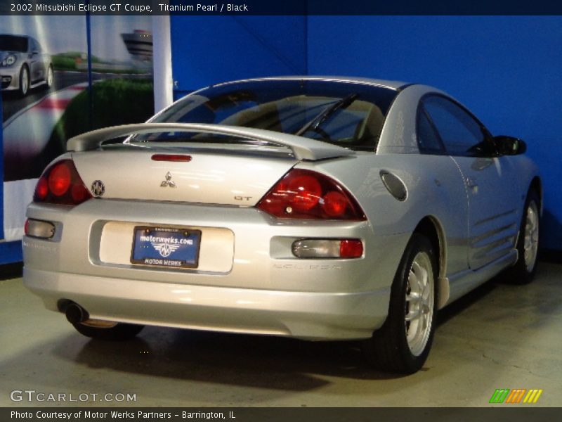 Titanium Pearl / Black 2002 Mitsubishi Eclipse GT Coupe