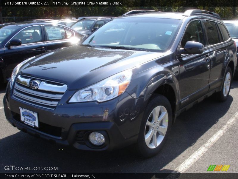 Graphite Gray Metallic / Black 2013 Subaru Outback 2.5i Premium
