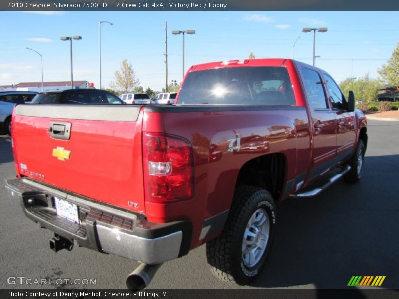 Victory Red / Ebony 2010 Chevrolet Silverado 2500HD LTZ Crew Cab 4x4