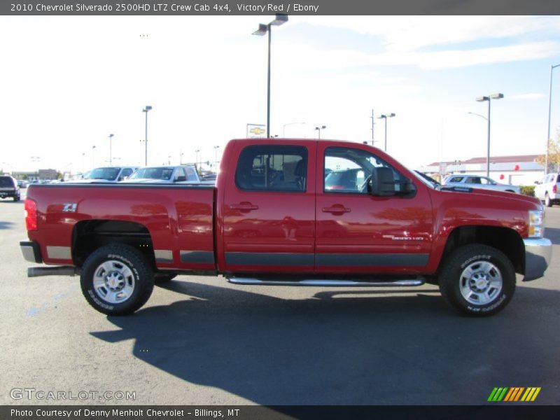 Victory Red / Ebony 2010 Chevrolet Silverado 2500HD LTZ Crew Cab 4x4