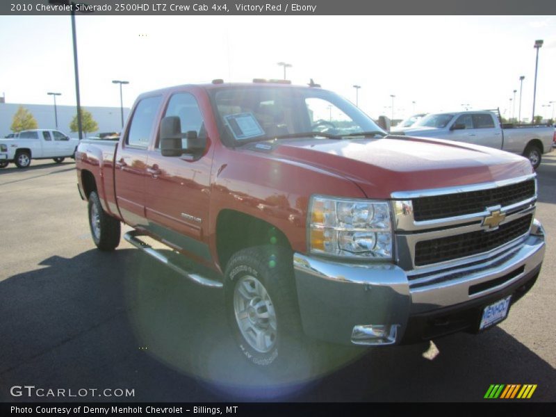 Victory Red / Ebony 2010 Chevrolet Silverado 2500HD LTZ Crew Cab 4x4