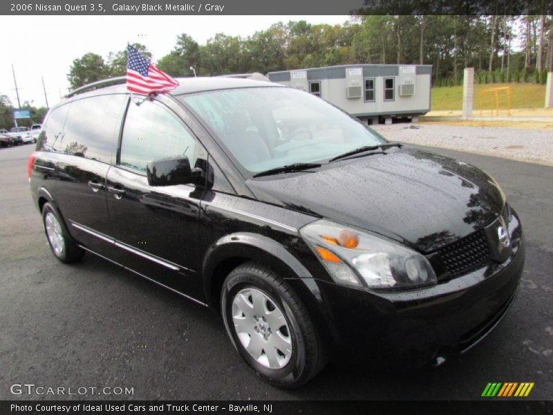 Galaxy Black Metallic / Gray 2006 Nissan Quest 3.5