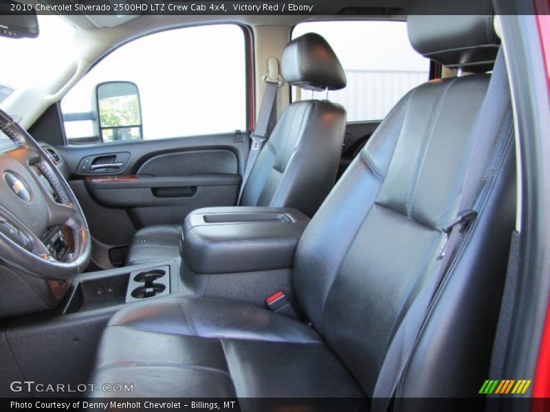 Victory Red / Ebony 2010 Chevrolet Silverado 2500HD LTZ Crew Cab 4x4