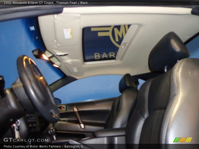 Titanium Pearl / Black 2002 Mitsubishi Eclipse GT Coupe