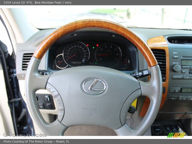Blue Meridian Pearl / Ivory 2004 Lexus GX 470