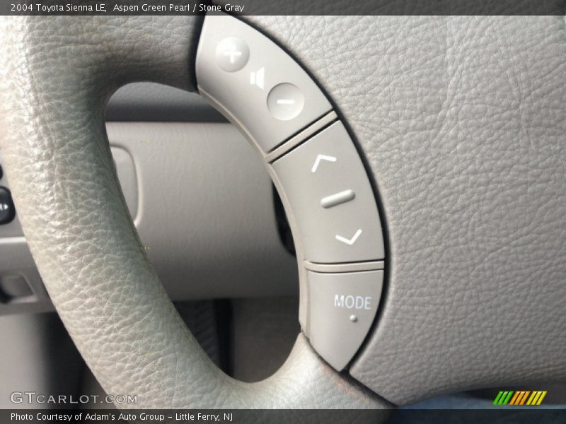 Aspen Green Pearl / Stone Gray 2004 Toyota Sienna LE