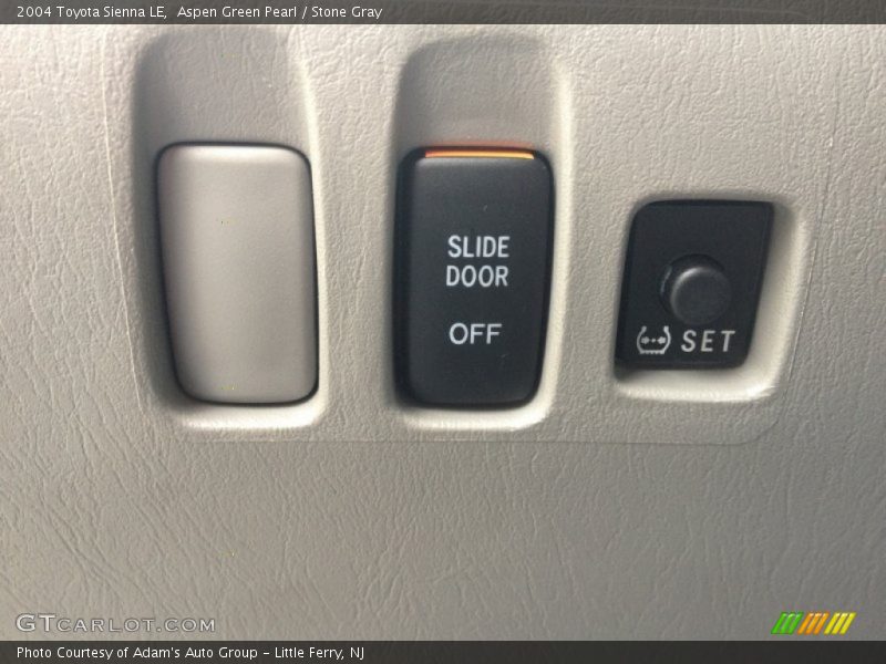 Aspen Green Pearl / Stone Gray 2004 Toyota Sienna LE