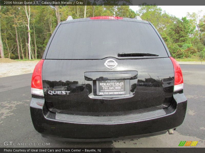 Galaxy Black Metallic / Gray 2006 Nissan Quest 3.5