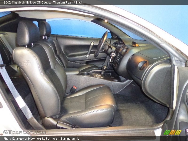 Titanium Pearl / Black 2002 Mitsubishi Eclipse GT Coupe