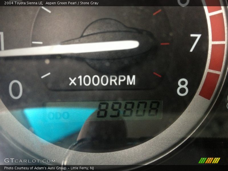 Aspen Green Pearl / Stone Gray 2004 Toyota Sienna LE
