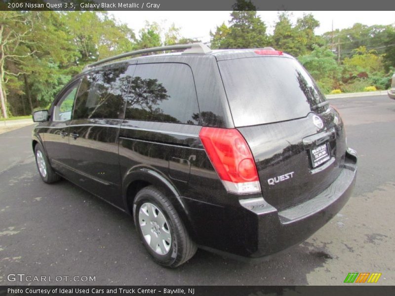 Galaxy Black Metallic / Gray 2006 Nissan Quest 3.5