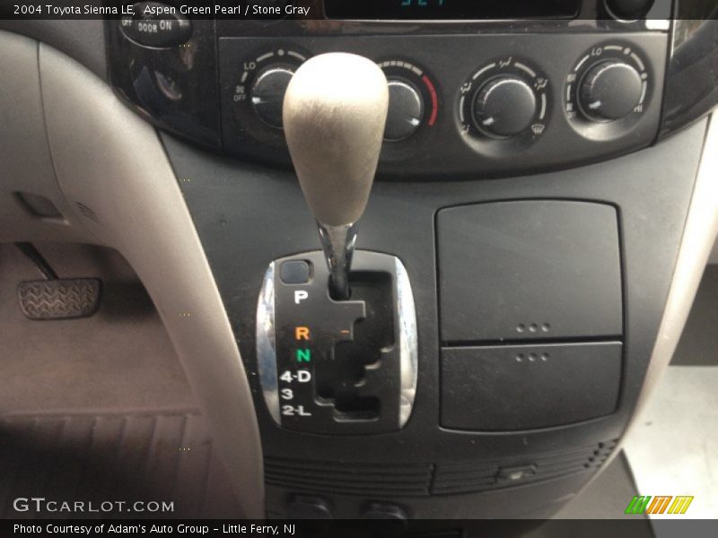 Aspen Green Pearl / Stone Gray 2004 Toyota Sienna LE