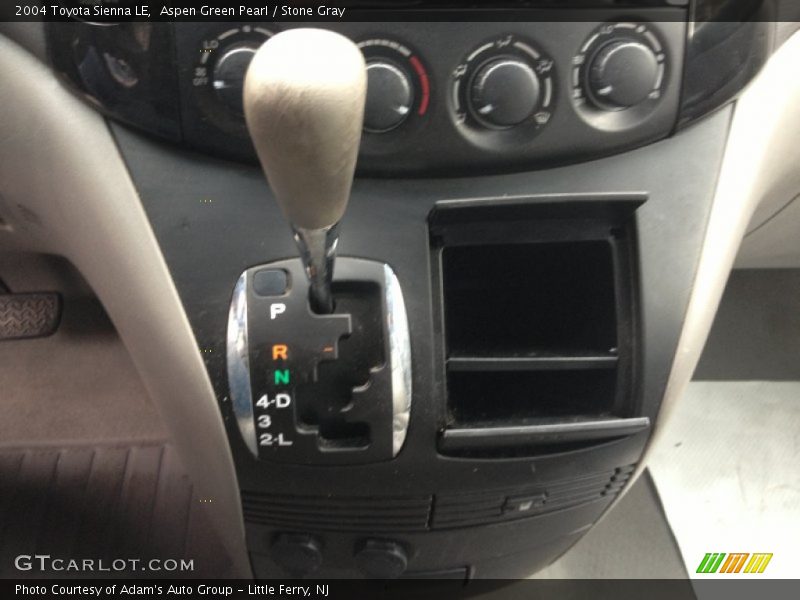 Aspen Green Pearl / Stone Gray 2004 Toyota Sienna LE