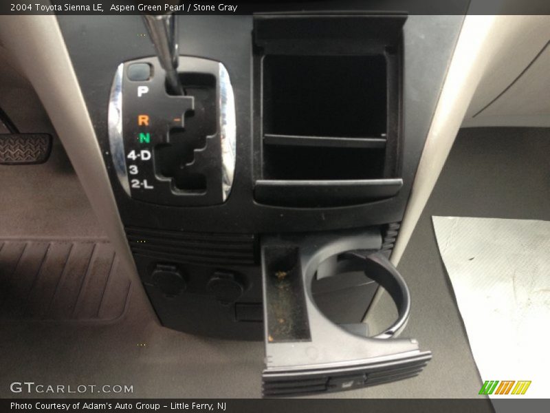 Aspen Green Pearl / Stone Gray 2004 Toyota Sienna LE