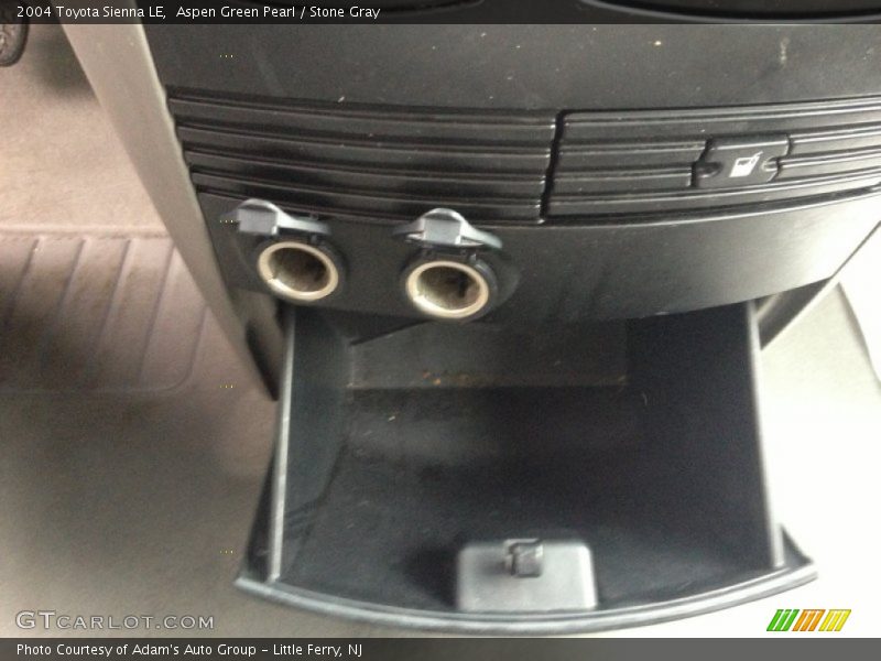 Aspen Green Pearl / Stone Gray 2004 Toyota Sienna LE