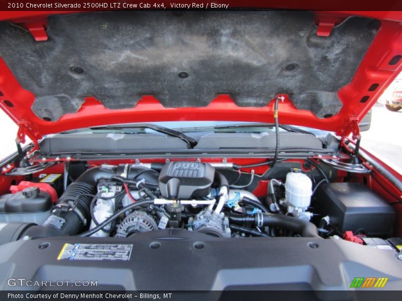 Victory Red / Ebony 2010 Chevrolet Silverado 2500HD LTZ Crew Cab 4x4