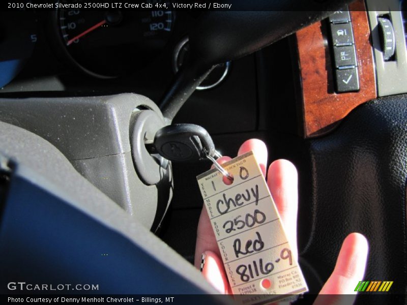 Victory Red / Ebony 2010 Chevrolet Silverado 2500HD LTZ Crew Cab 4x4