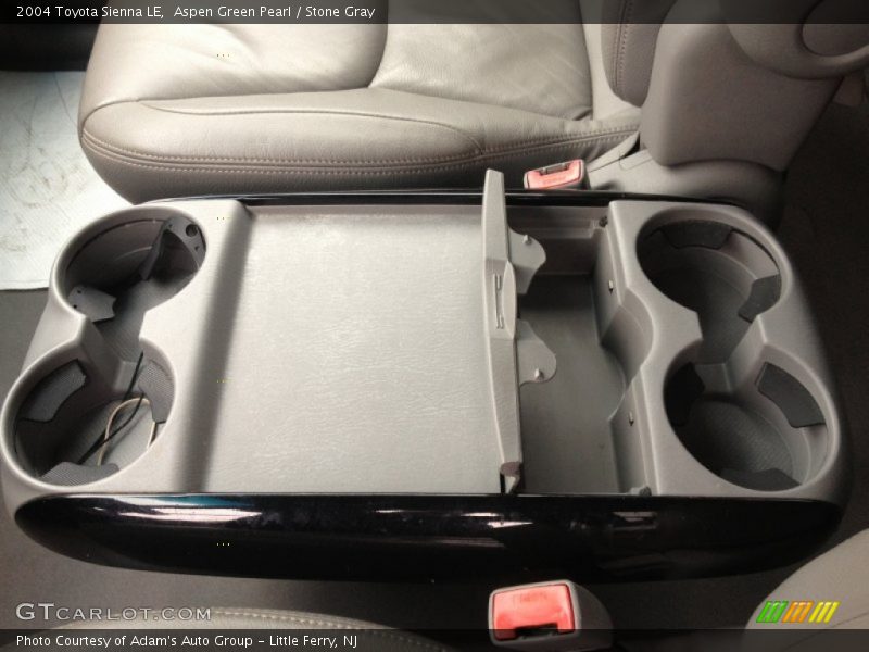 Aspen Green Pearl / Stone Gray 2004 Toyota Sienna LE