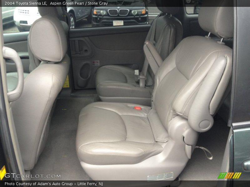 Aspen Green Pearl / Stone Gray 2004 Toyota Sienna LE