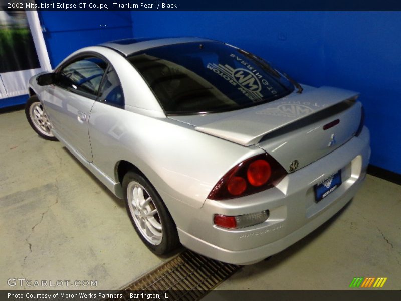 Titanium Pearl / Black 2002 Mitsubishi Eclipse GT Coupe