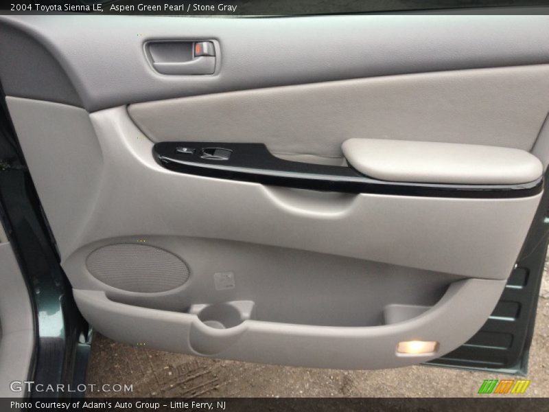 Aspen Green Pearl / Stone Gray 2004 Toyota Sienna LE