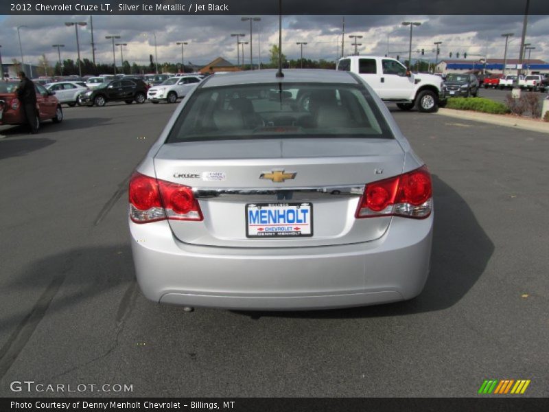 Silver Ice Metallic / Jet Black 2012 Chevrolet Cruze LT