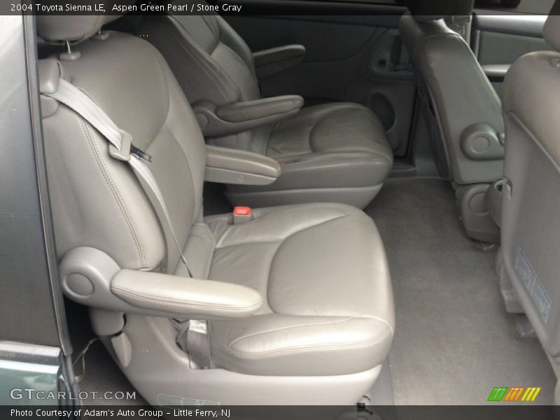 Aspen Green Pearl / Stone Gray 2004 Toyota Sienna LE