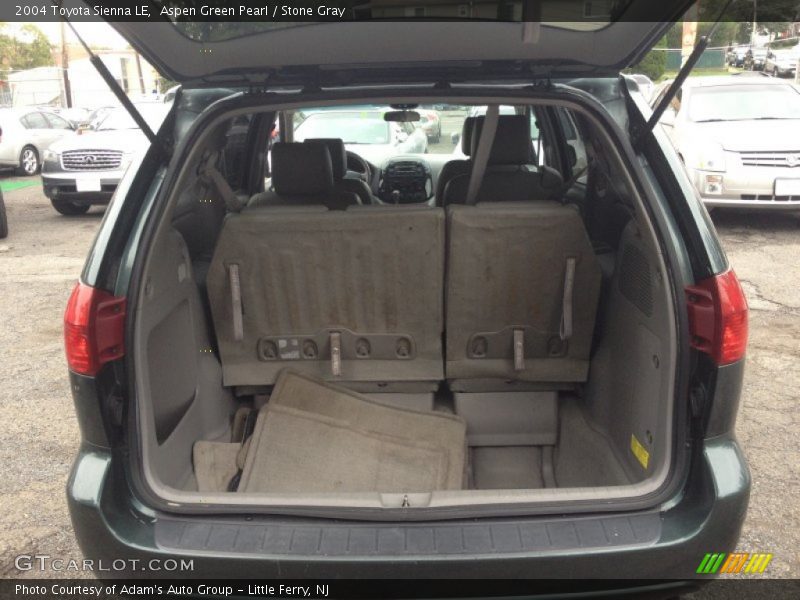 Aspen Green Pearl / Stone Gray 2004 Toyota Sienna LE