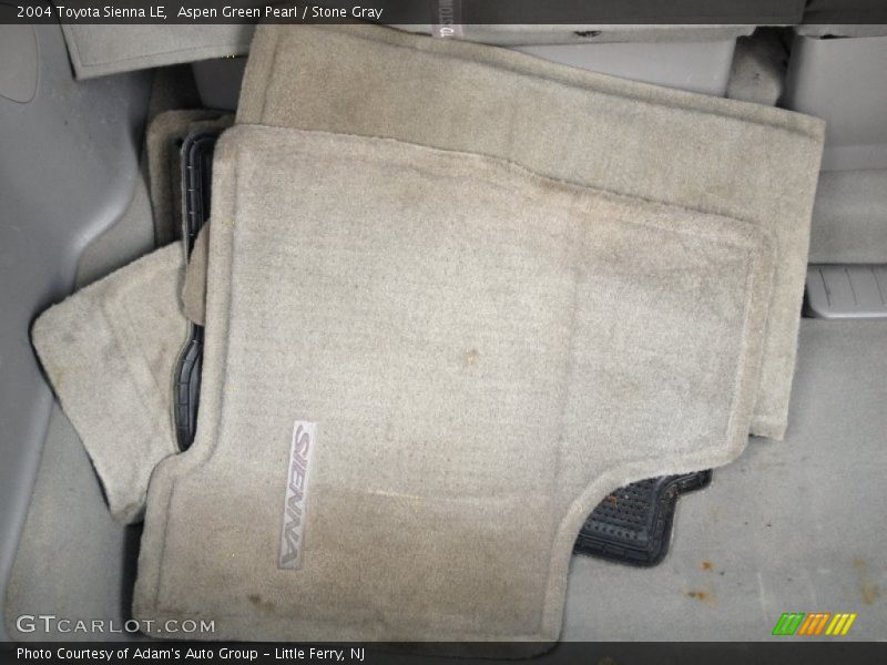 Aspen Green Pearl / Stone Gray 2004 Toyota Sienna LE