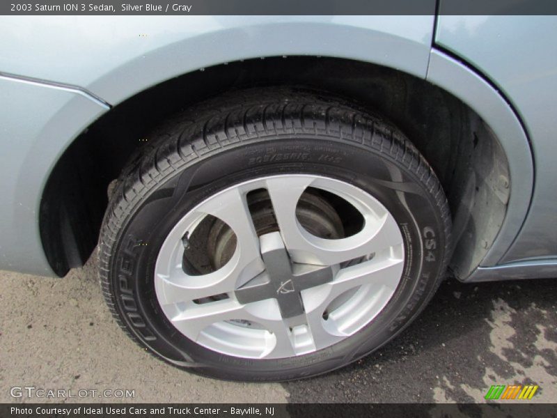 Silver Blue / Gray 2003 Saturn ION 3 Sedan