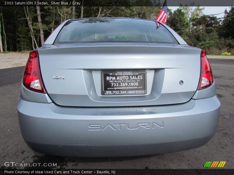 Silver Blue / Gray 2003 Saturn ION 3 Sedan