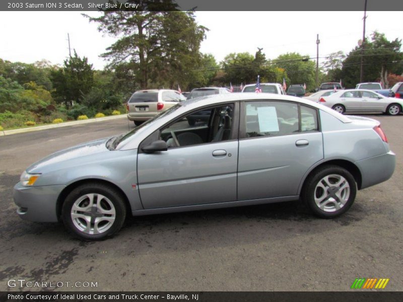 Silver Blue / Gray 2003 Saturn ION 3 Sedan