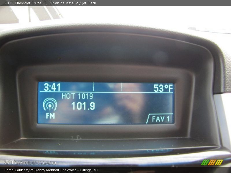 Silver Ice Metallic / Jet Black 2012 Chevrolet Cruze LT