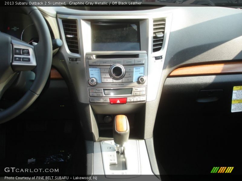 Graphite Gray Metallic / Off Black Leather 2013 Subaru Outback 2.5i Limited