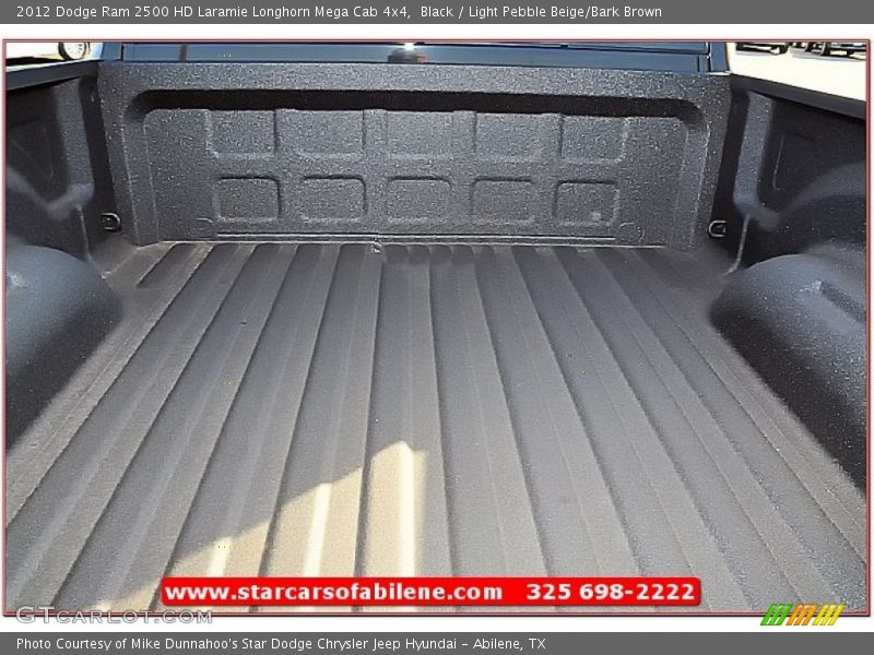 Black / Light Pebble Beige/Bark Brown 2012 Dodge Ram 2500 HD Laramie Longhorn Mega Cab 4x4