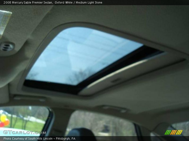 Oxford White / Medium Light Stone 2008 Mercury Sable Premier Sedan