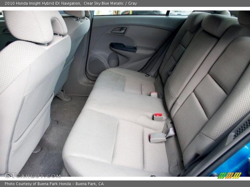 Clear Sky Blue Metallic / Gray 2010 Honda Insight Hybrid EX Navigation
